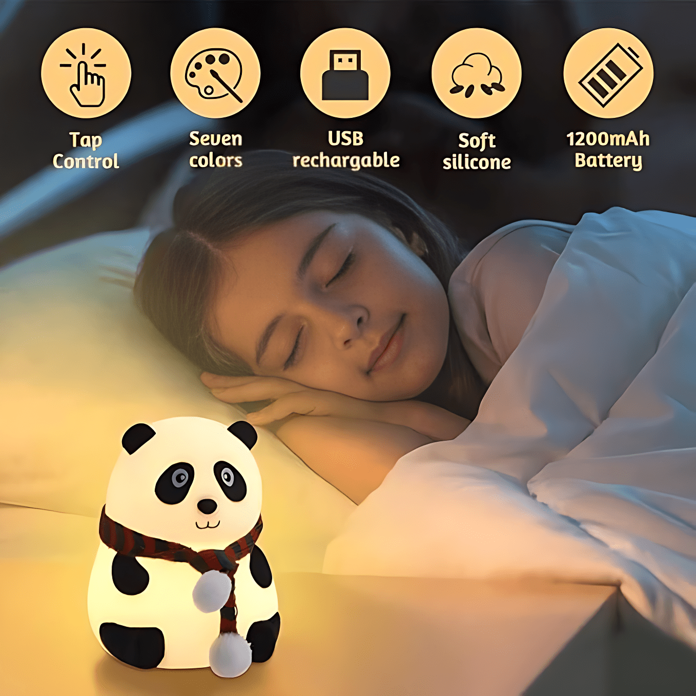 Panda Light Lamp - Deskart Mart