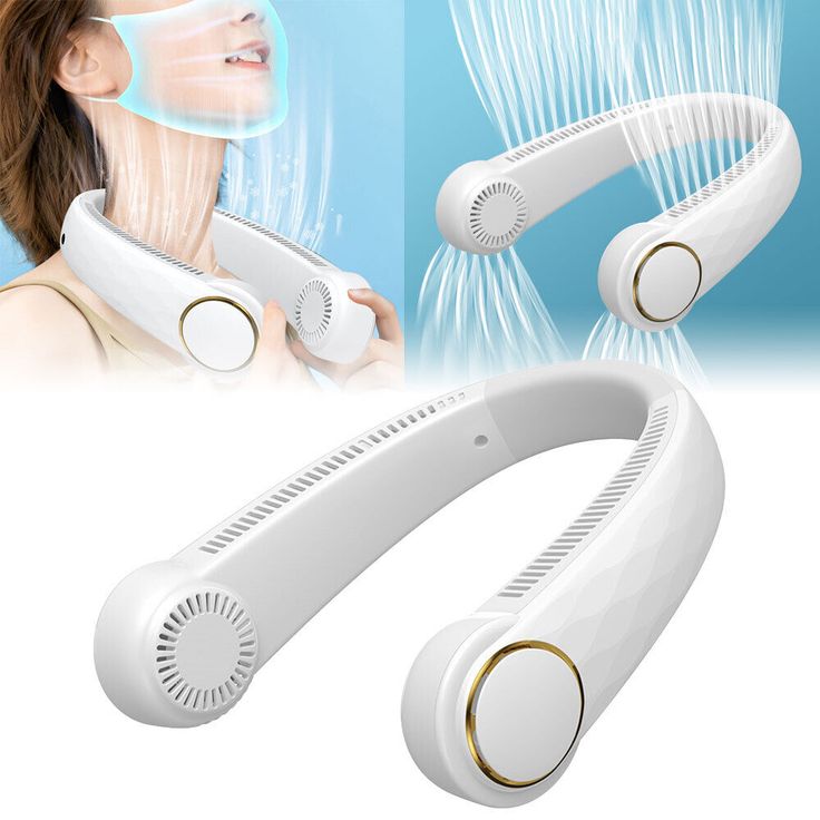 Portable Neck Fan, Hands Free Bladeless Fan - Deskart Mart